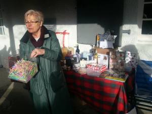 The tombola run by our volunteers, including prizes.