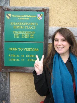 I visited Shakespeare's Birthplace in Japan!