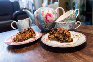 A great Easter treat - Siminel Cake. Photograph by A. Copeland.