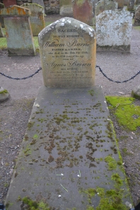 William Burns's headstone, Alloway Kirk 