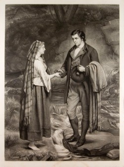 The Betrothal of Robert Burns and Highland Mary by   R. Josey and James Archer. 1882  